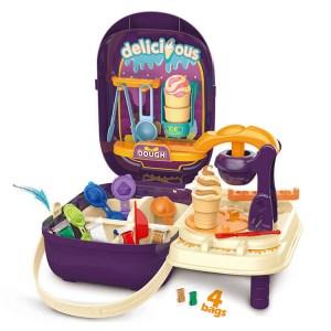 Pretend Ice cream div bag playset Toddler Toy with draw